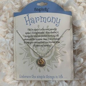 Simplicity Harmony Ohm Necklace